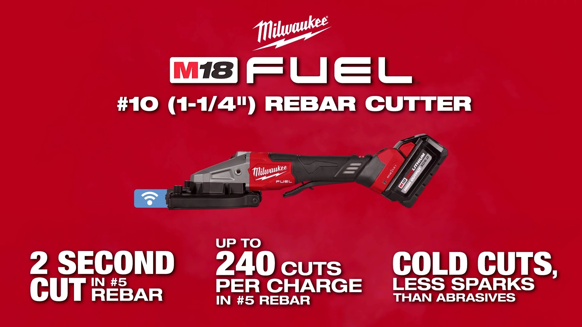 Milwaukee® M18 FUEL™ #10 (1-1/4") Rebar Cutter