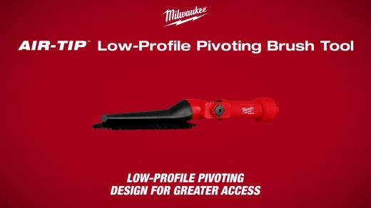 Milwaukee AIR-TIP Low-Profile Pivoting Brush Tool