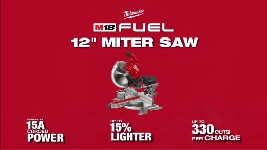 M18 FUEL 12 Dual Bevel Sliding Compound Miter Saw w ONE KEY