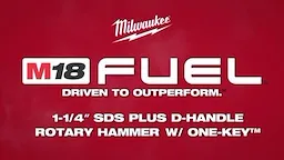 M18 FUEL SDS Plus D-Handle Rotary Hammer with ONE KEY