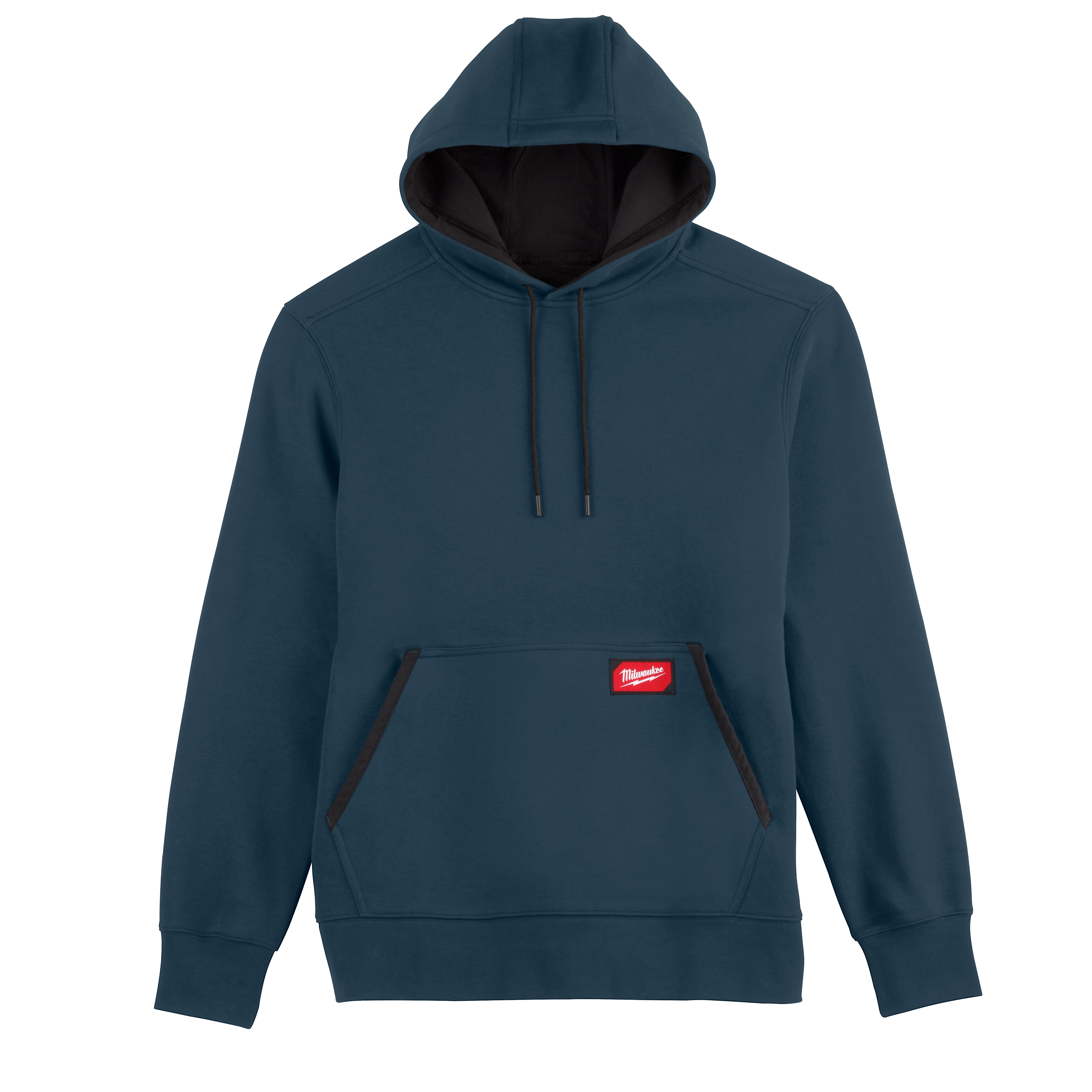 Blue midweight pullover hoodie