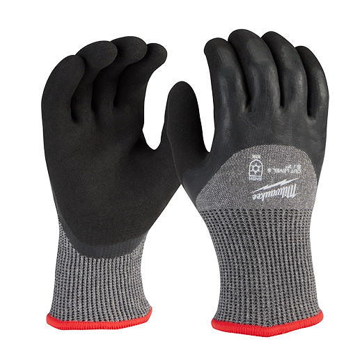 48-73-7950, 48-73-7951, 48-73-7952, 48-73-7953, 48-73-7954 - Cut Level 5 Winter Dipped Gloves - S
