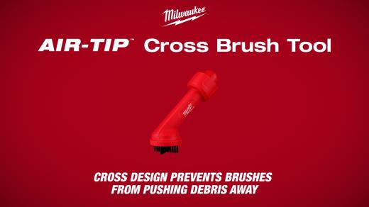 Milwaukee AIR-TIP Cross Brush Tool