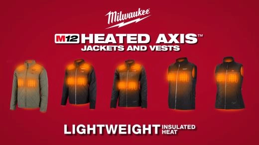 Milwaukee M12 Heated AXIS Jackets and Vest