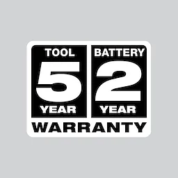5 Year Tool 2 Year Battery Warranty