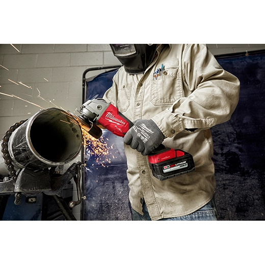 2882, 2882-20, 2882-22 - M18 FUEL™ 4-1/2" / 5" Braking Grinder with ONE-KEY™, Paddle Switch No-Lock