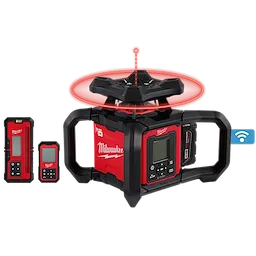 M18™ Red Exterior Dual Slope Rotary Laser Level Kit w/ Receiver & Remote