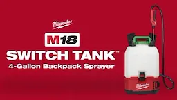 Milwaukee M18 SWITCH TANK 4-Gallon Backpack Sprayer