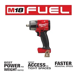M18 FUEL™ 1/2" Mid-Torque Impact Wrench w/ Friction Ring FUEL USP