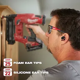 NRR 25 Foam Ear Tips and NRR 22 Silicone Ear Tips