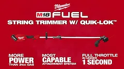 Milwaukee® M18 FUEL™ String Trimmer w/ QUIK-LOK™