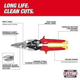 Straight Cutting Aviation Snips