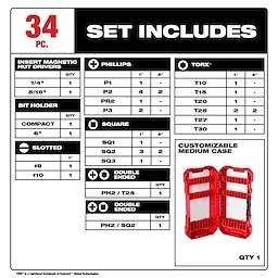 SHOCKWAVE Impact Duty™ Driver Bit Set - 34PC