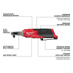 M12 FUEL™ 3/8" High Speed Ratchet Walk Around